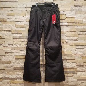 NEW North Face Womens XS Black Ski Snow Pants Bibs Snowboard Snowsuit Bib Suit